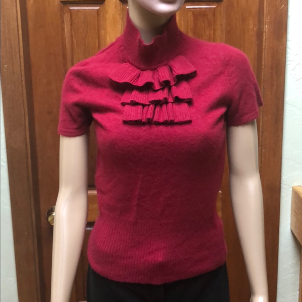 Cashmere top.